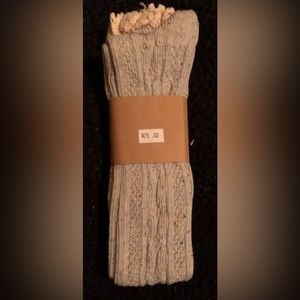 Ladies Boot Socks Lace Trim